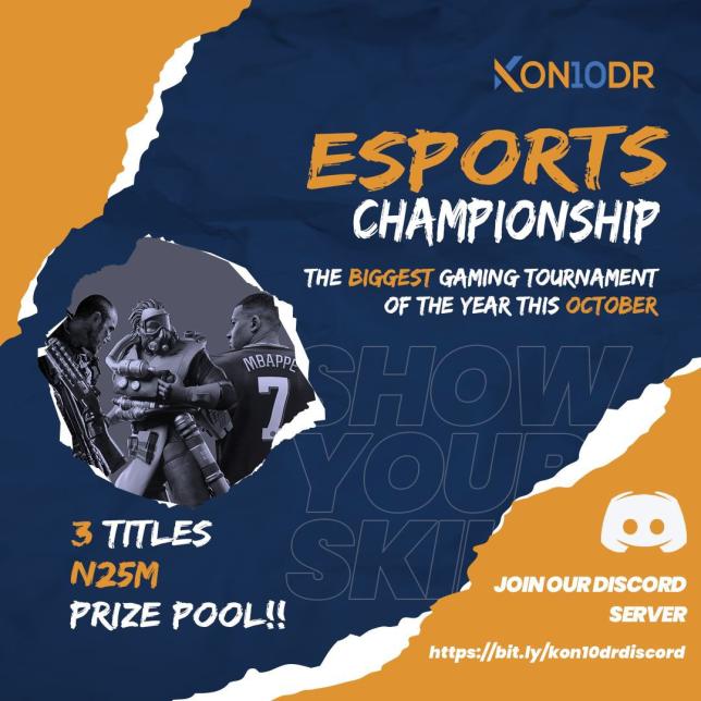 Coming Soon: Kon10dr ₦25m Esports CHAMPIONSHIP (November)