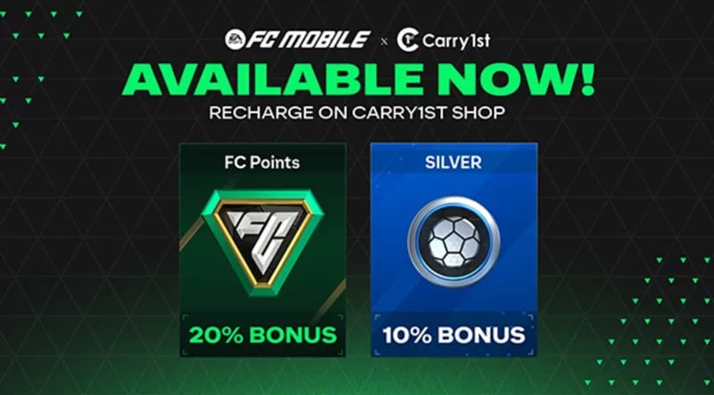 EA Sports FC™ Mobile Recharges Now Available on Carry1st Shop