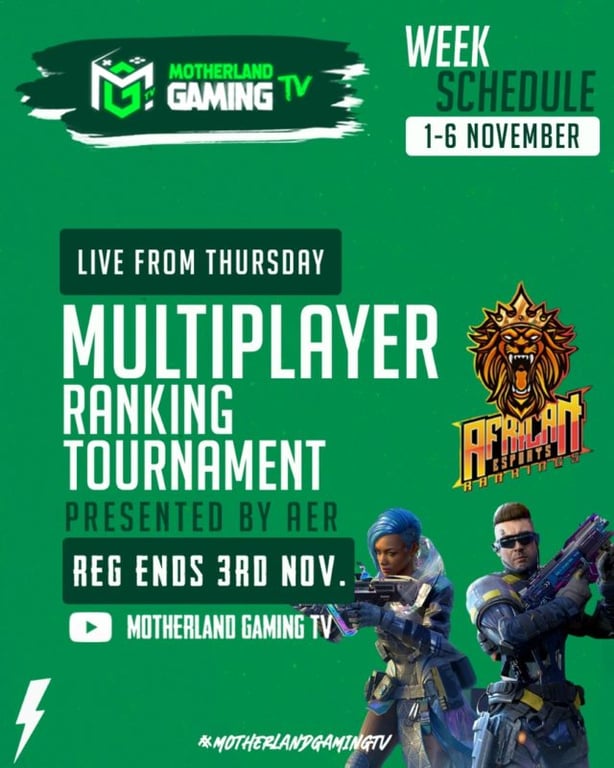 A poster advertising a Call of Duty Mobile tournament.