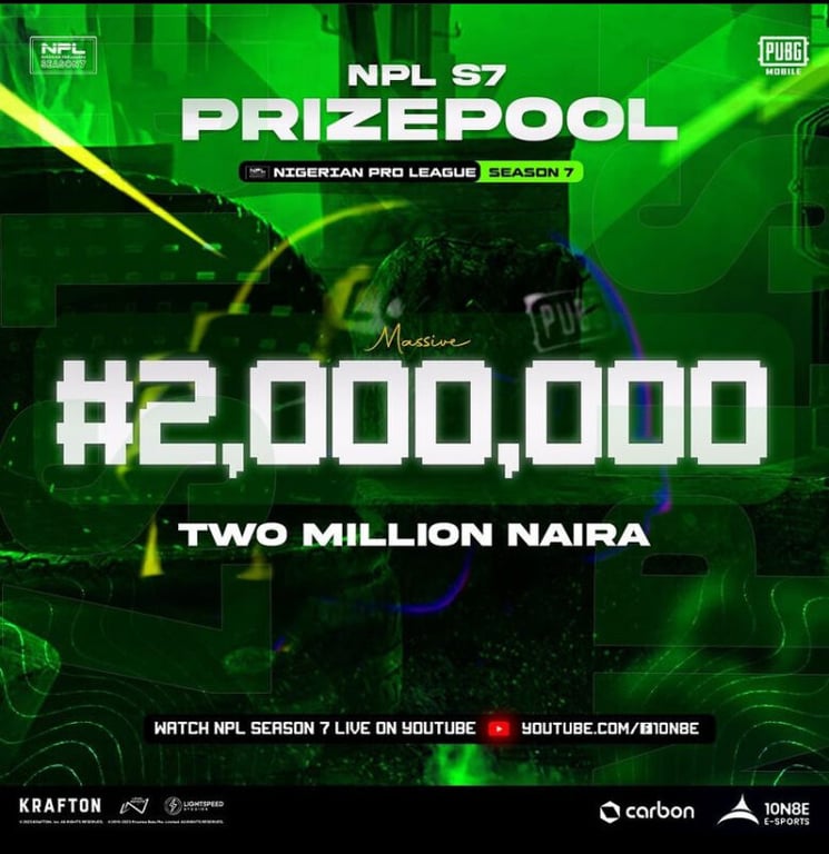 A poster advertising a prize pool for the NPL Season 7.