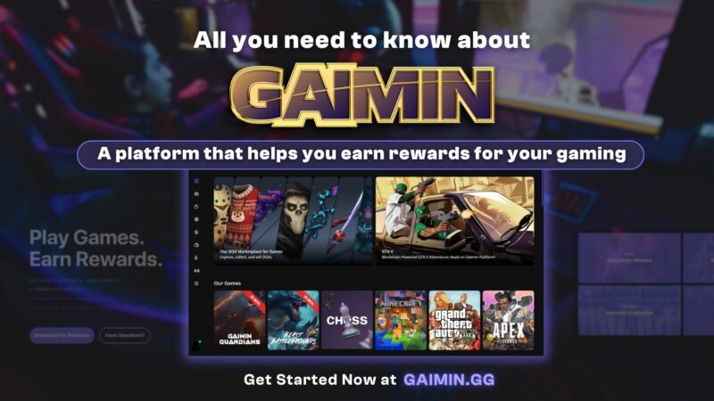A sign that says "All You Need To Know About GAIMIN".