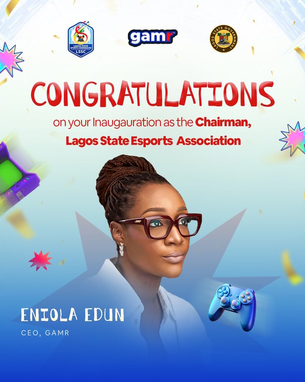 A proud moment for Eniola. A big moment for esports in Lagos We’re delighted to celebrate our CE