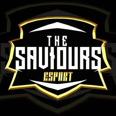 The Saviours Esports logo is yellow and black.