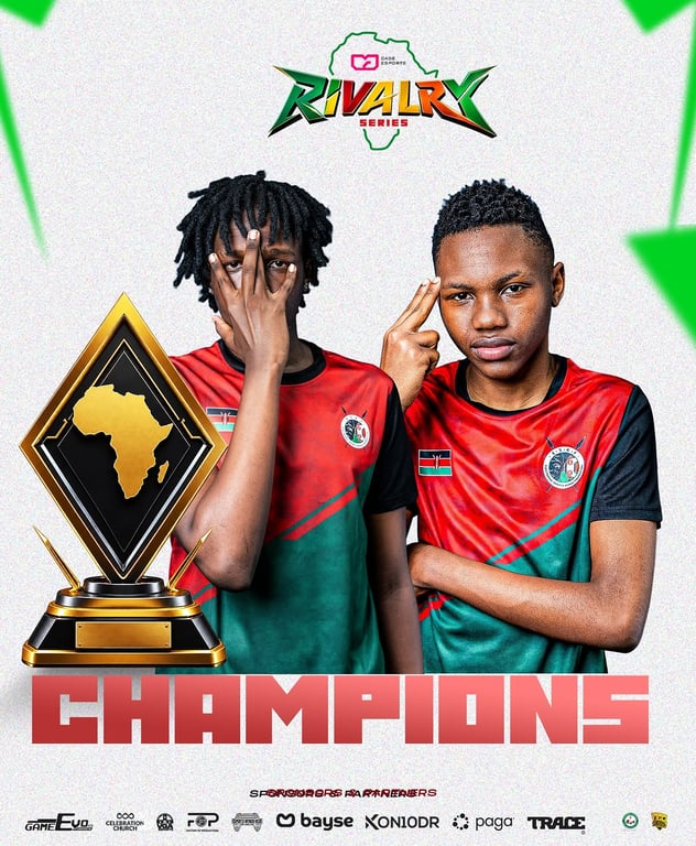 Kenya claim the crown after an incredible campaign at the Cade Esports Rivalry Series Season 2!C