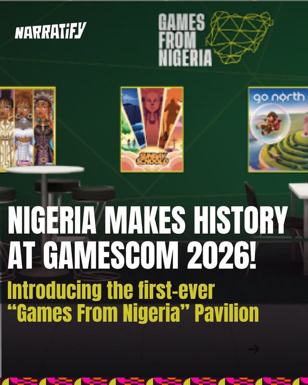 Nigeria is officially heading to Gamescom 2026 with its own pavilion! 🇳🇬 Tap the interest f[1]