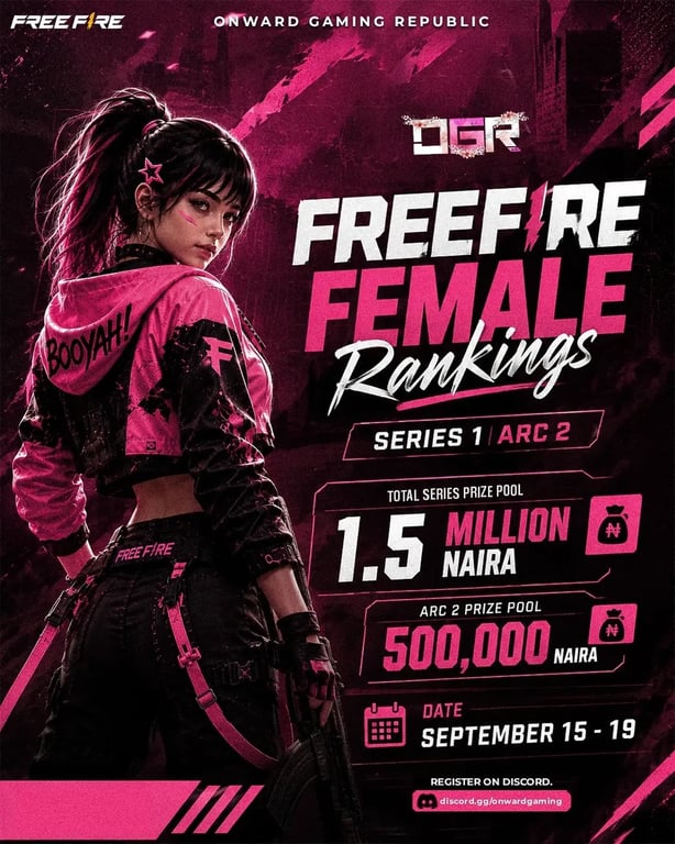 THE QUEENS ARE BACK! The OGR Free Fire Female Rankings – Series 1, Arc 2 is here! With ₦5[1]