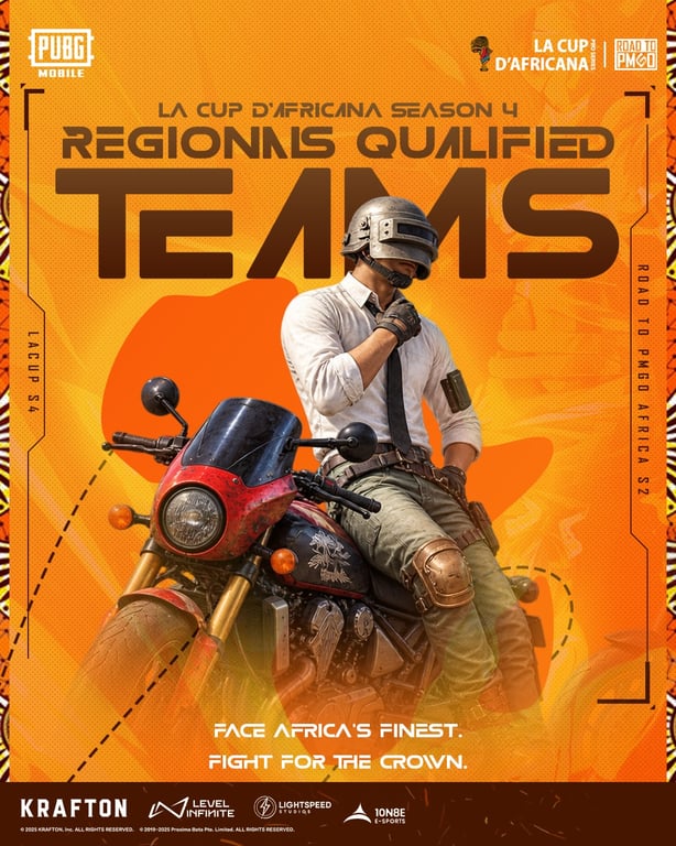 Your Qualified Teams All Regions #La Cup S4#lacupafriacana@pubgmobile@10n8eplay af@pubgmobile