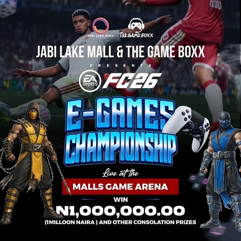 1 MILLION NAIRA is up for grabs! Jabi Lake Mall & The Game Boxx are bringing you the ultima[1]