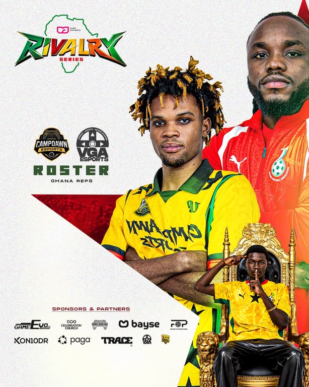Ghana has entered the Rivalry Series through @campdawn esports and @vgaesportshow Meet the three[1]