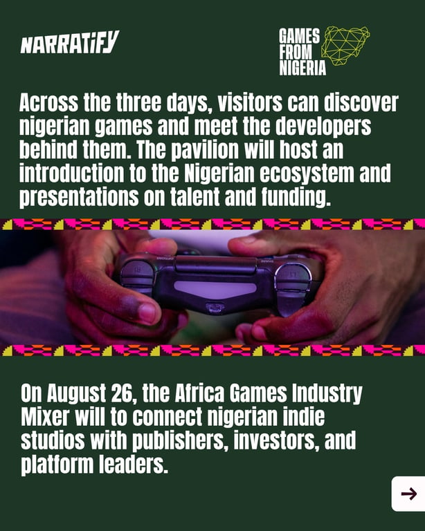 Nigeria is officially heading to Gamescom 2026 with its own pavilion! 🇳🇬 Tap the interest f (1)[1]